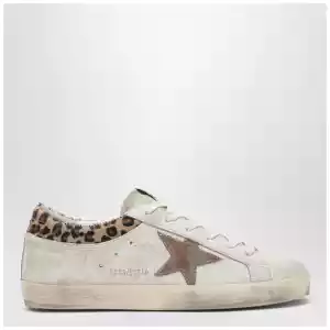Golden Goose Super-Star beige Sneakers with pony hair details