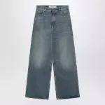 Golden Goose Blue washed wide-leg jeans