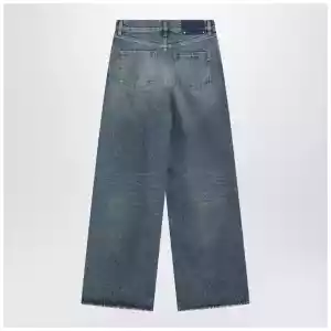 Golden Goose Blue washed wide-leg jeans