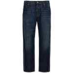 Dolce & Gabbana Fringed Stitching Jeans