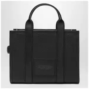 Marc Jacobs Black leather The Medium Tote Bag