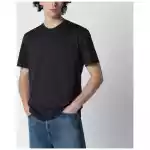 ZEGNA Navy blue T-shirt with embroidered logo