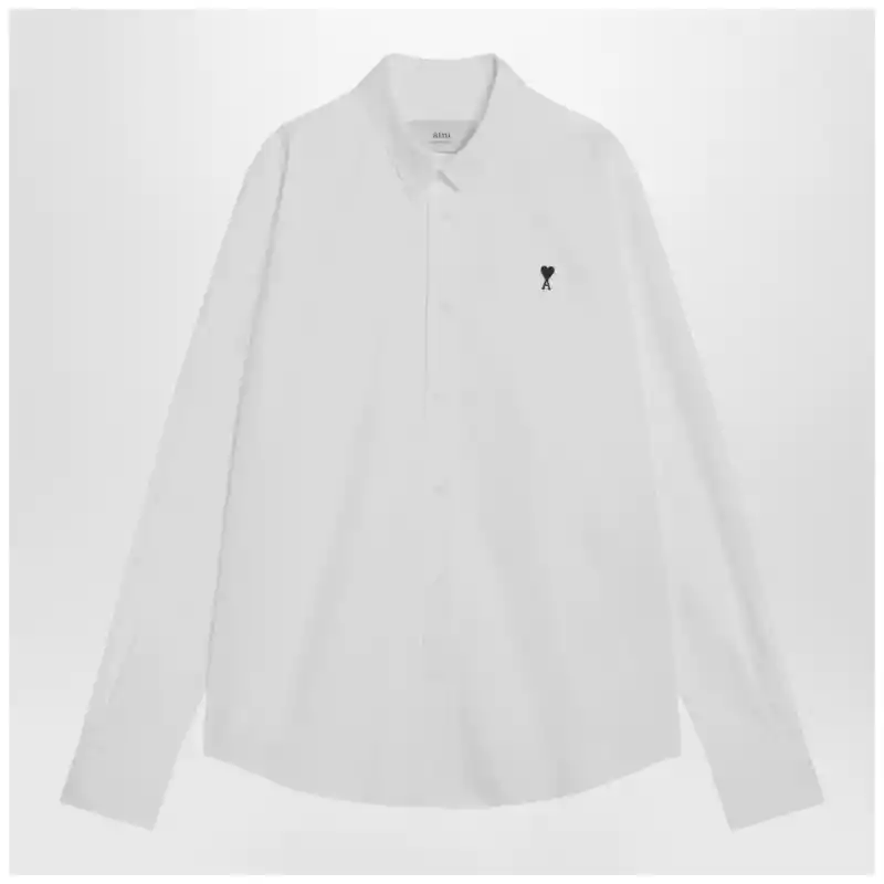 Ami Paris White Ami De Coeur shirt