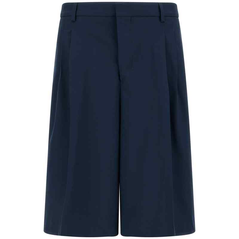 Ami Paris Fresh Wool Bermuda Shorts