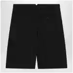 Ami Paris Black pleated bermuda shorts in cotton