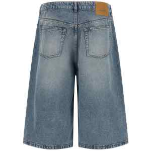 Ami Paris Denim Bermuda Shorts
