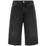 Ami Paris Denim Bermuda Shorts