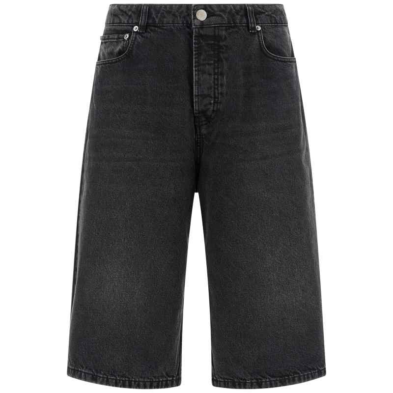 Ami Paris Denim Bermuda Shorts