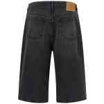 Ami Paris Denim Bermuda Shorts