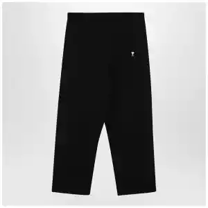 Ami Paris Black Ami de Coeur jogging trousers
