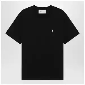Ami Paris Ami De Coeur black T-shirt
