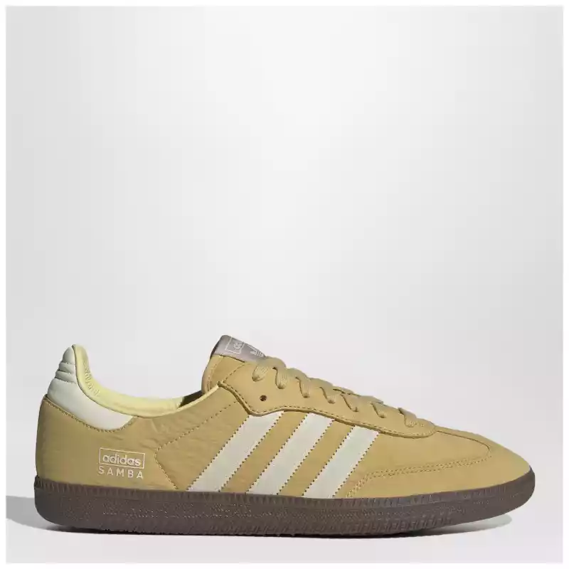 adidas Originals Low Samba OG yellow/white trainer