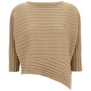 Issey Miyake Cotton Cashmere Knit Top