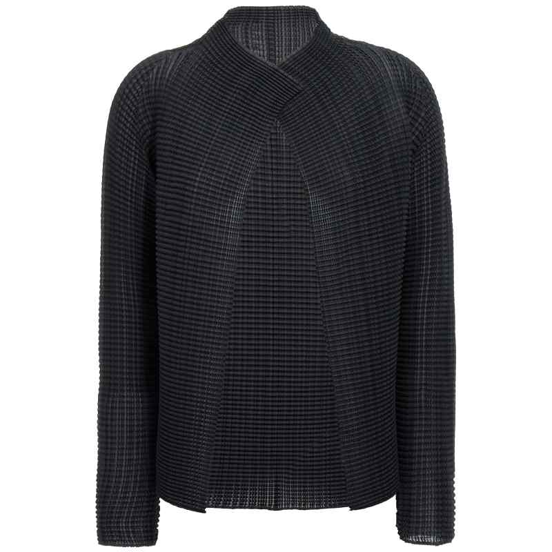 Issey Miyake Wooly Pleats Cardigan