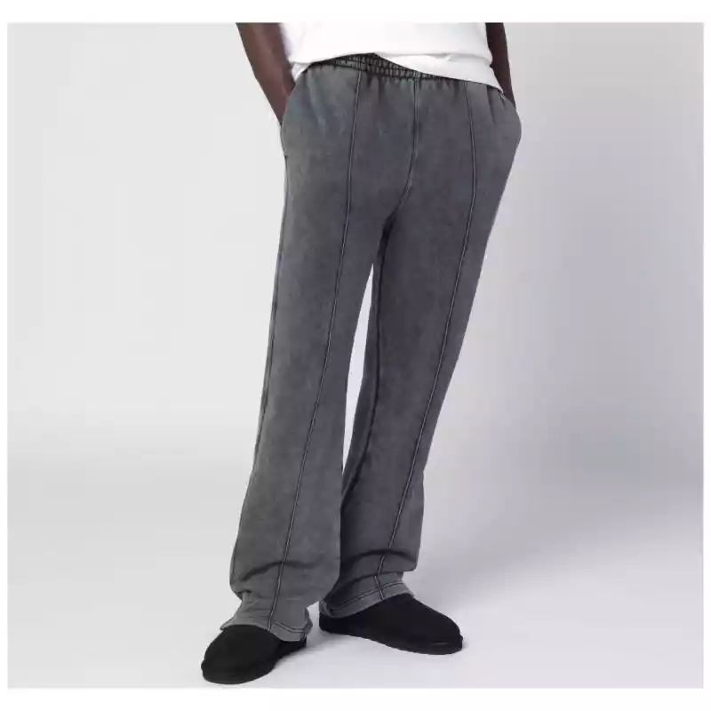 Represent Faded black cotton jogger pants