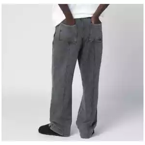 Represent Faded black cotton jogger pants