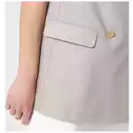 Tagliatore Beige double-breasted linen vest