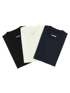 Jil Sander 3-pack Logo Embroidery T-shirt