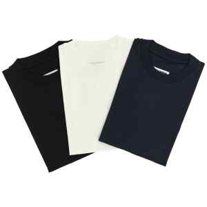 Jil Sander 3-pack Logo Embroidery T-shirt