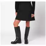 Jil Sander Black quilted skirt