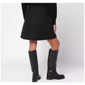 Jil Sander Black quilted skirt