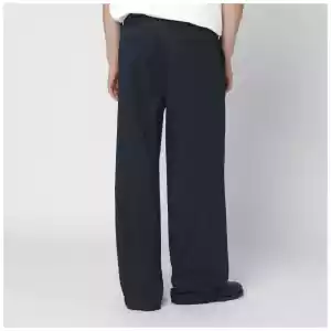Jil Sander Midnight blue cotton trousers