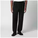 Jil Sander Black technical serge trousers