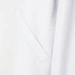 Jil Sander Light grey cotton taffeta jacket with logo