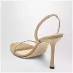 Jimmy Choo Jenn 100 beige suede sandals