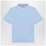 adidas by Wales Bonner Light blue polo shirt with logo
