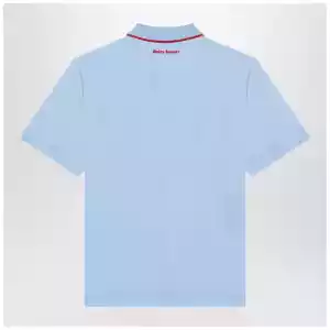adidas by Wales Bonner Light blue polo shirt with logo