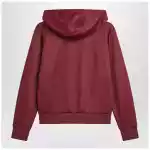 adidas by Wales Bonner Bordeaux hooded sweatshirt in cotton blend