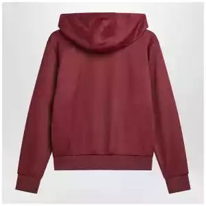 adidas by Wales Bonner Bordeaux hooded sweatshirt in cotton blend