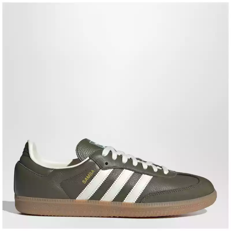 adidas Originals Sneakers Samba OG Medium Dark Khaki/Off White/Gum