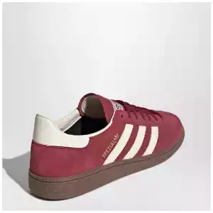 adidas Originals Handball Spezial Sneakers in burgundy suede