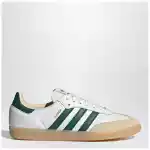 adidas Originals Samba OG white/green/beige Sneakers