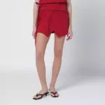 ISABEL MARANT Berenice cherry-coloured jersey miniskirt