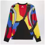 adidas x Brain Dead Black/Eqt Yellow jersey with logo patch