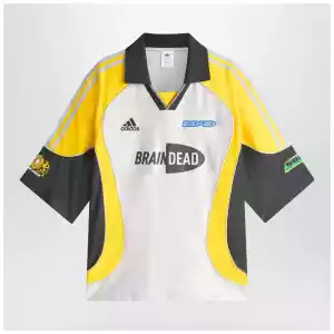 adidas x Brain Dead Football T-shirt Silver Metallic