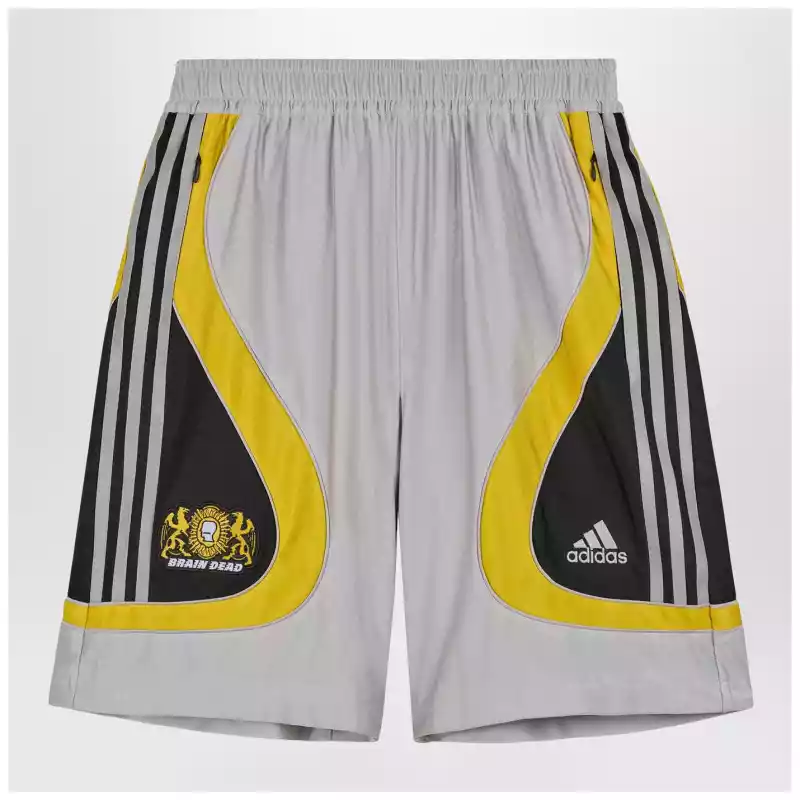adidas x Brain Dead Shorts Silver Metallic