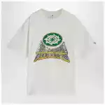 adidas x Brain Dead Core White T-shirt with logo print