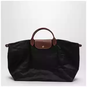 Longchamp Travel bag Black Le Pliage Original S