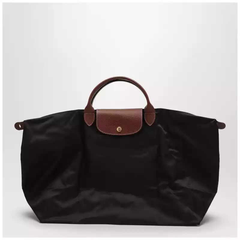 Longchamp Travel bag Black Le Pliage Original S