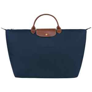 Longchamp Travel bag Navy blue Le Pliage Original S