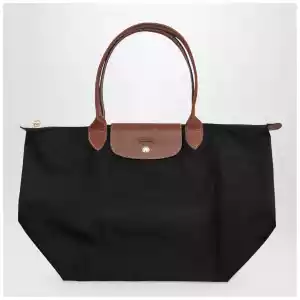 Longchamp Black Le Pliage Original L bag