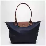 Longchamp Blue Navy Le Pliage Original L bag