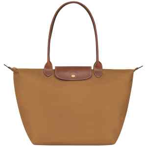 Longchamp Chamois coloured Le Pliage Original L bag