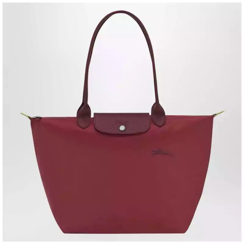 Longchamp Pomegranate-coloured L Le Pliage Green bag