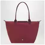 Longchamp Pomegranate-coloured L Le Pliage Green bag