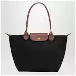 Longchamp Black Le Pliage Original M bag